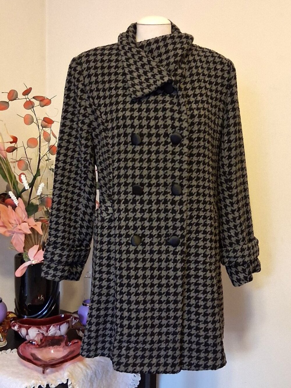 Tailored Lined 100% Cotton Coat Double-breasted Trench Coat Warm Outerwear 16